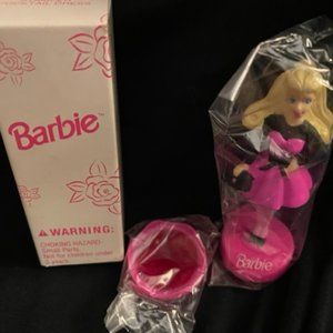 Avon Cocktail Dress Barbie Stamper. Doll Stamper Handle Barbie Face Stamp NWOT